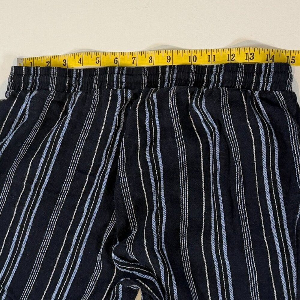 Ellen Tracy Pull-On Drawstring Striped Pants - Picture 4 of 6